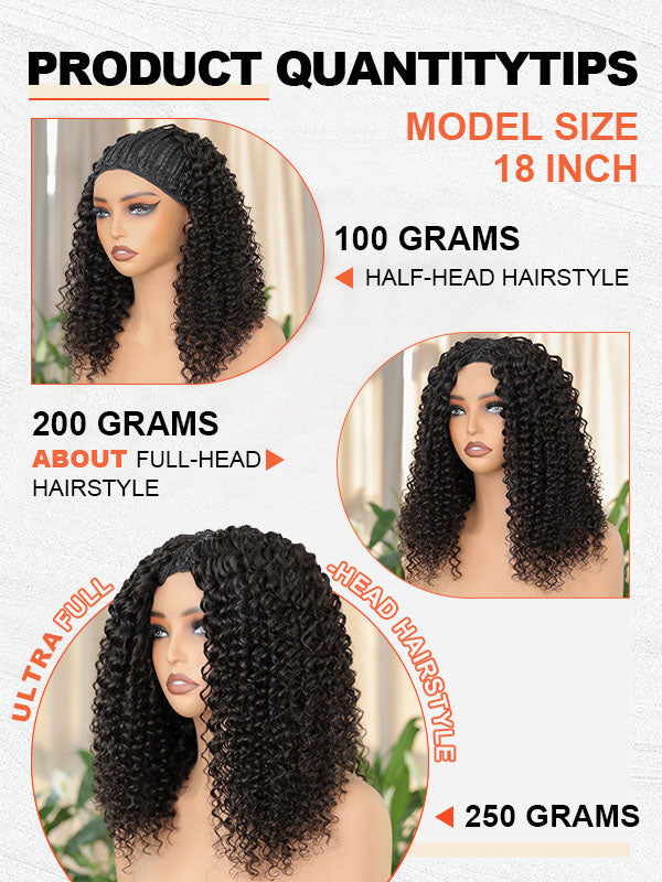 Deep Wave Feather Crochet Human Hair Extensions – Natural Black | Coliki Hair