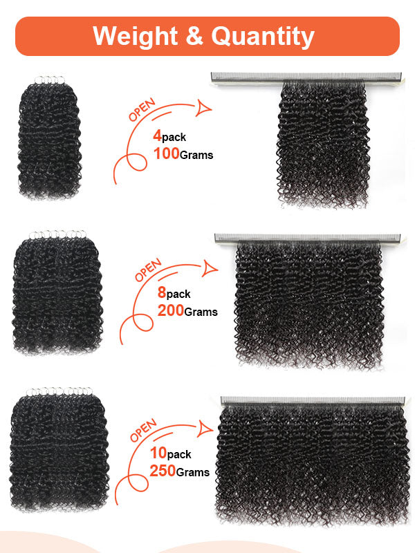 Water Wave Feather Crochet Human Hair Extensions – Natural Black | Coliki Hair